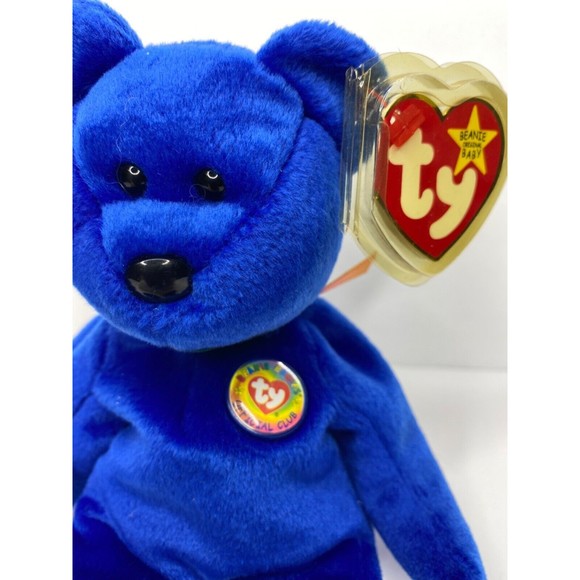 Clubby Beanie TY Bear Retired 1998  vintage - Picture 1 of 12